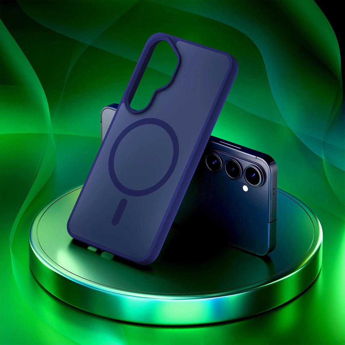 Etui 3mk Smoke MagCase na Samsung Galaxy S26+ - granatowe – zdjęcie 16