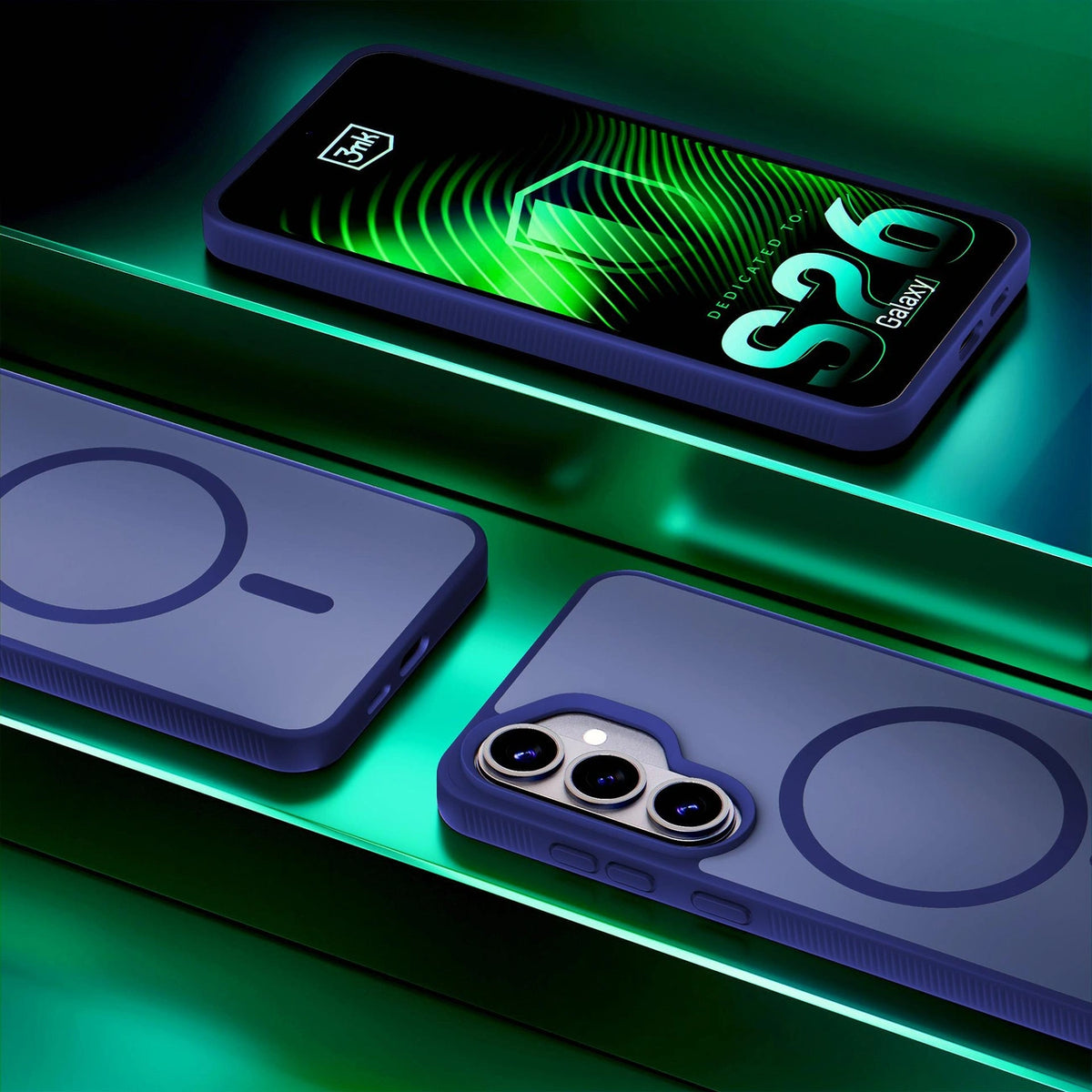 Etui 3mk Smoke MagCase na Samsung Galaxy S26+ - granatowe – zdjęcie 4