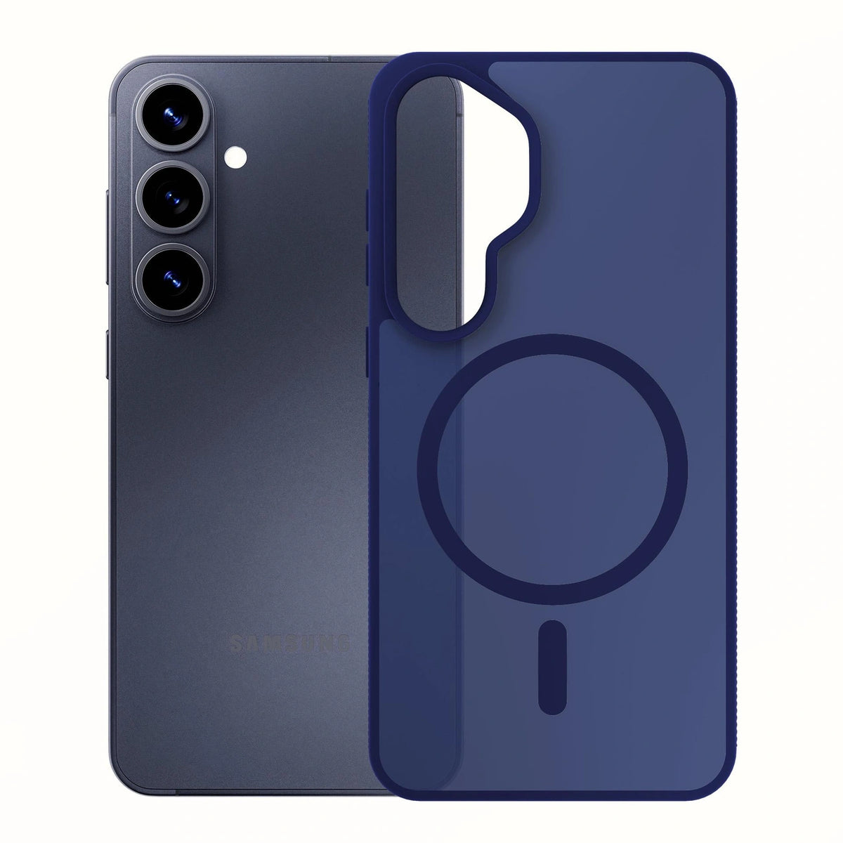 Etui 3mk Smoke MagCase na Samsung Galaxy S26+ - granatowe – zdjęcie 6