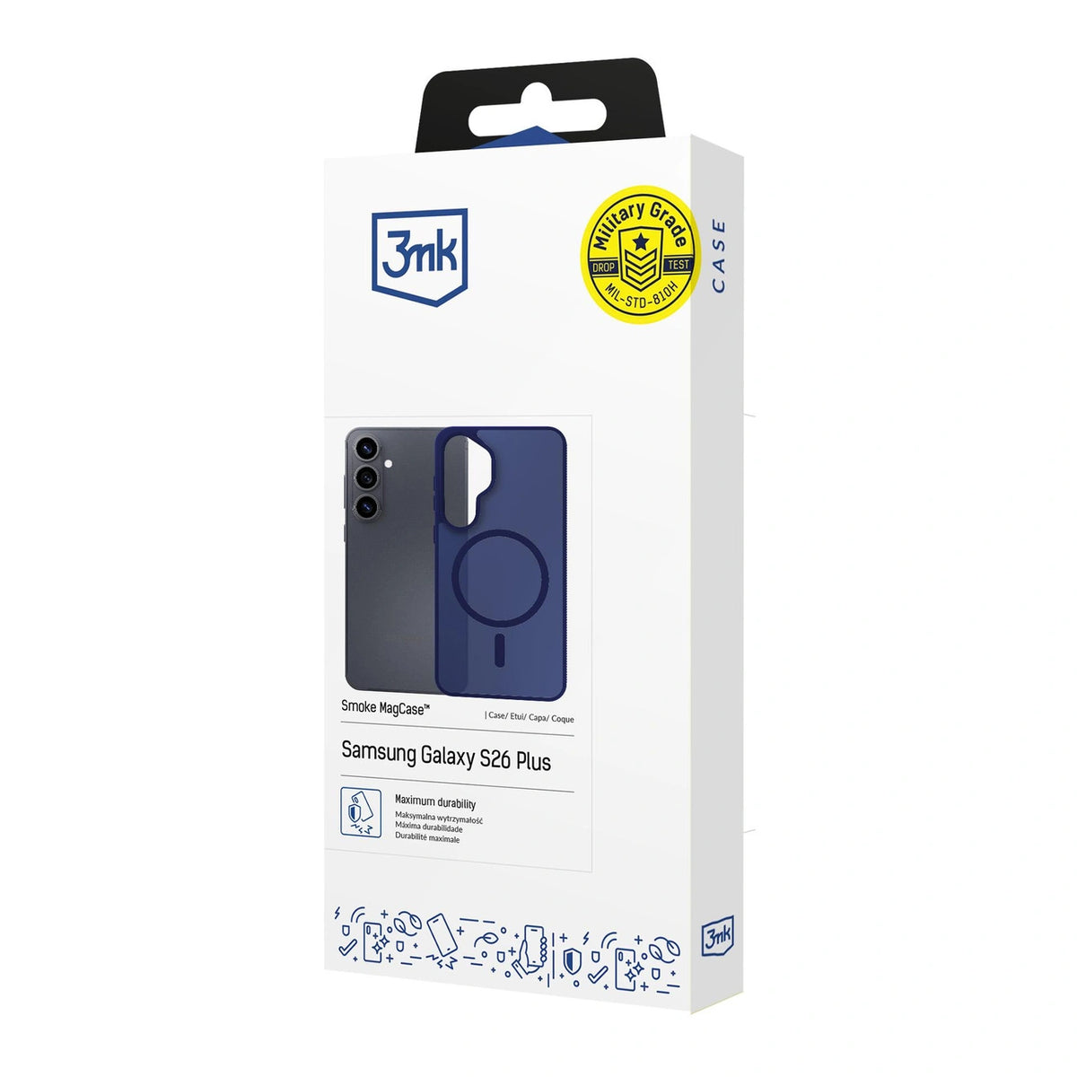 Etui 3mk Smoke MagCase na Samsung Galaxy S26+ - granatowe – zdjęcie 9