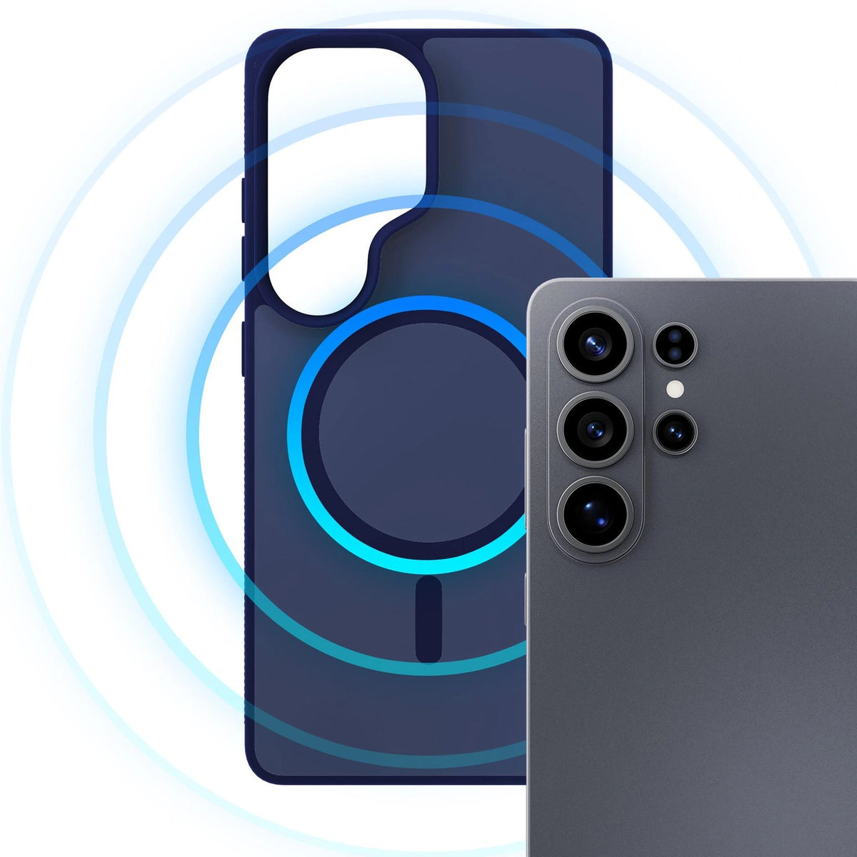Samsung Galaxy S26 Ultra - 3mk Smoke MagCase Blue – zdjęcie 3