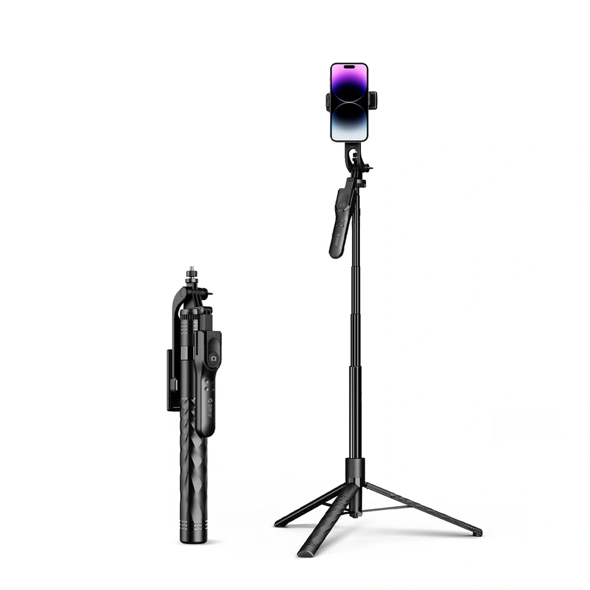 Selfie stick na telefon kamerę aparat z obrotem 360 stopni Bluetooth 5.2