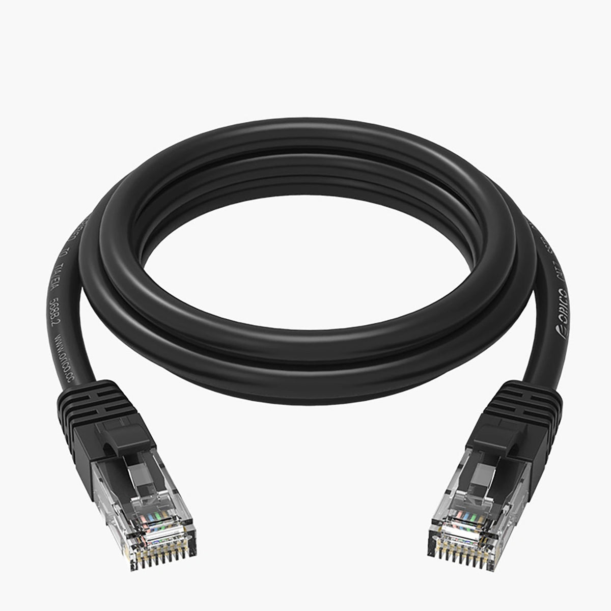 Kabel sieciowy Ethernet Orico PUG-C6 CAT6 1000Mbps RJ45 - czarny – zdjęcie 2