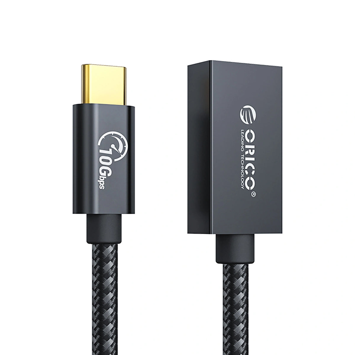 Adapter Orico CAF31 USB-C - USB-A 3.1 Gen 2 10Gbps 30cm OTG - czarny