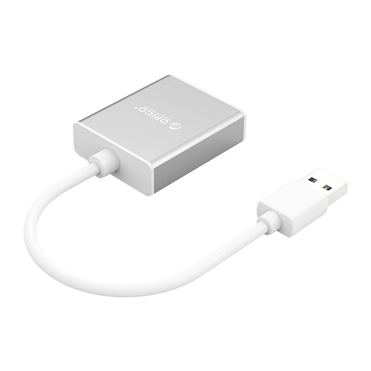 Adapter Orico UTH USB-A 3.0 do HDMI - srebrny – zdjęcie 2
