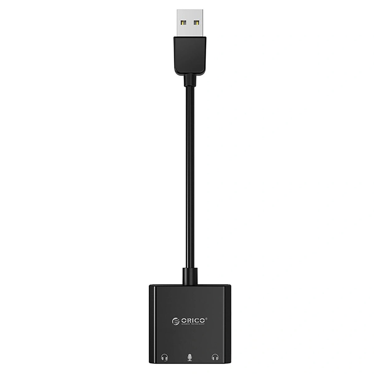 Zewnętrzna karta dźwiękowa Orico SKT3 USB-A - czarna – zdjęcie 2