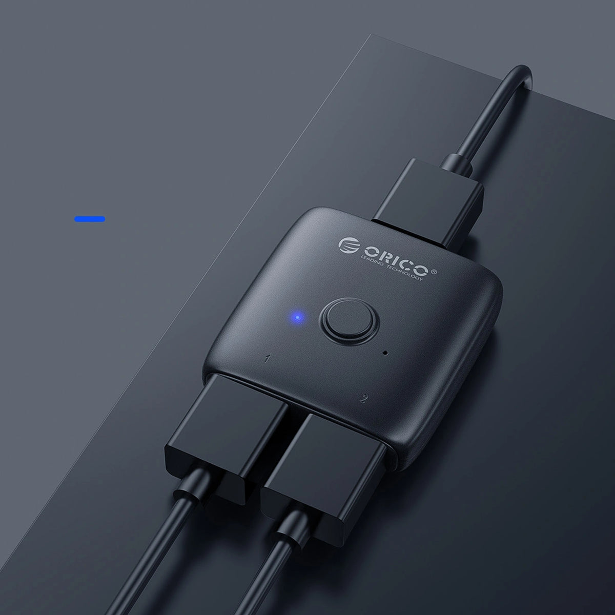 Adapter HDMI Orico AS2-A1 dwukierunkowy splitter - czarny – zdjęcie 7