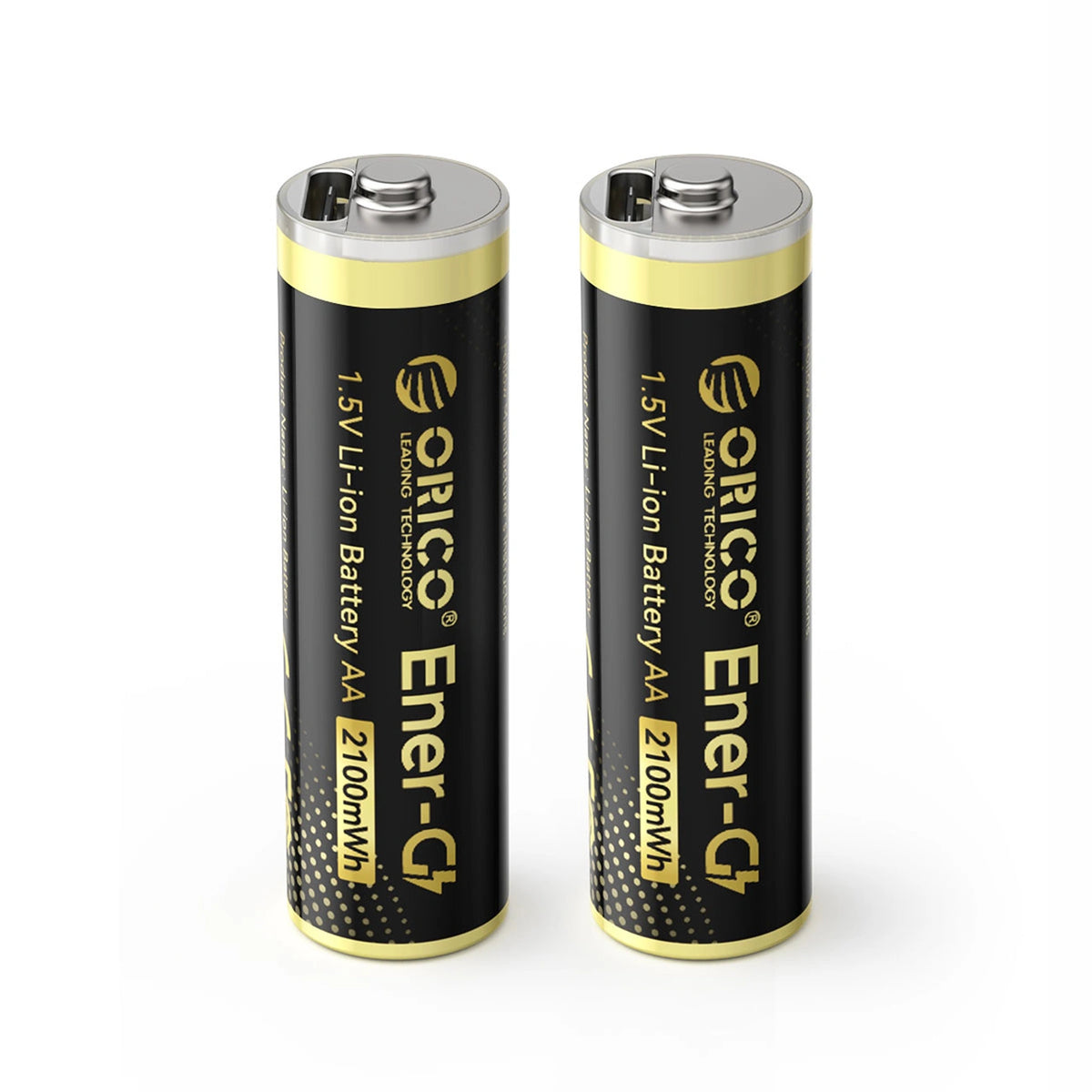 Bateria litowa Orico Ener-G EG5C 1,5 V 2100mWh akumulator AA USB-C 2 szt.