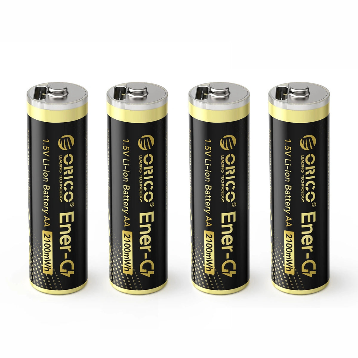 Bateria litowa Orico Ener-G EG5C 1,5 V 2100mWh akumulator AA USB-C 4 szt.