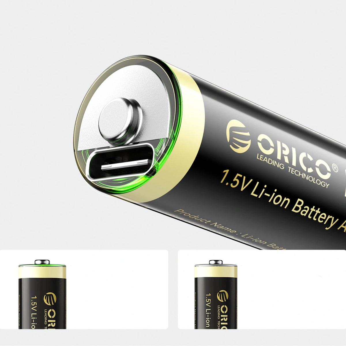 Bateria litowa Orico Ener-G EG5C 1,5 V 2100mWh akumulator AA USB-C 4 szt. – zdjęcie 7