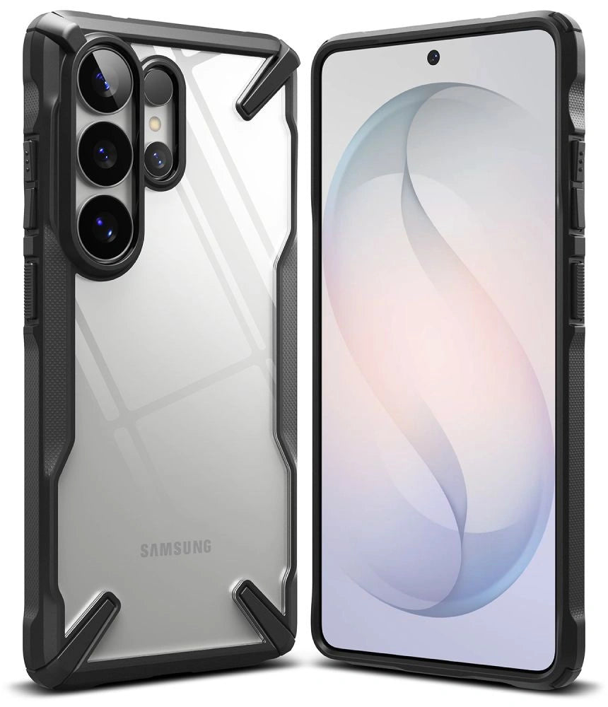 Etui Ringke Fusion X na Samsung Galaxy S26 Ultra - przezroczysto-czarne – zdjęcie 2