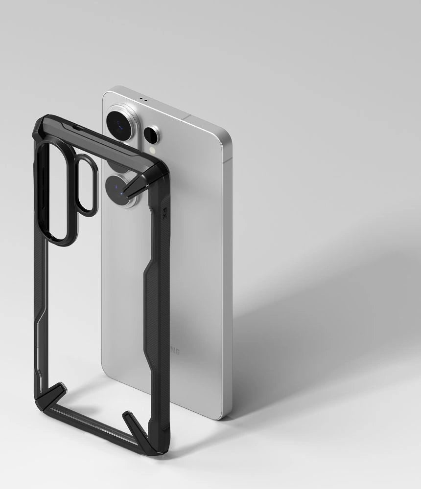 Etui Ringke Fusion X na Samsung Galaxy S26 Ultra - przezroczysto-czarne – zdjęcie 5