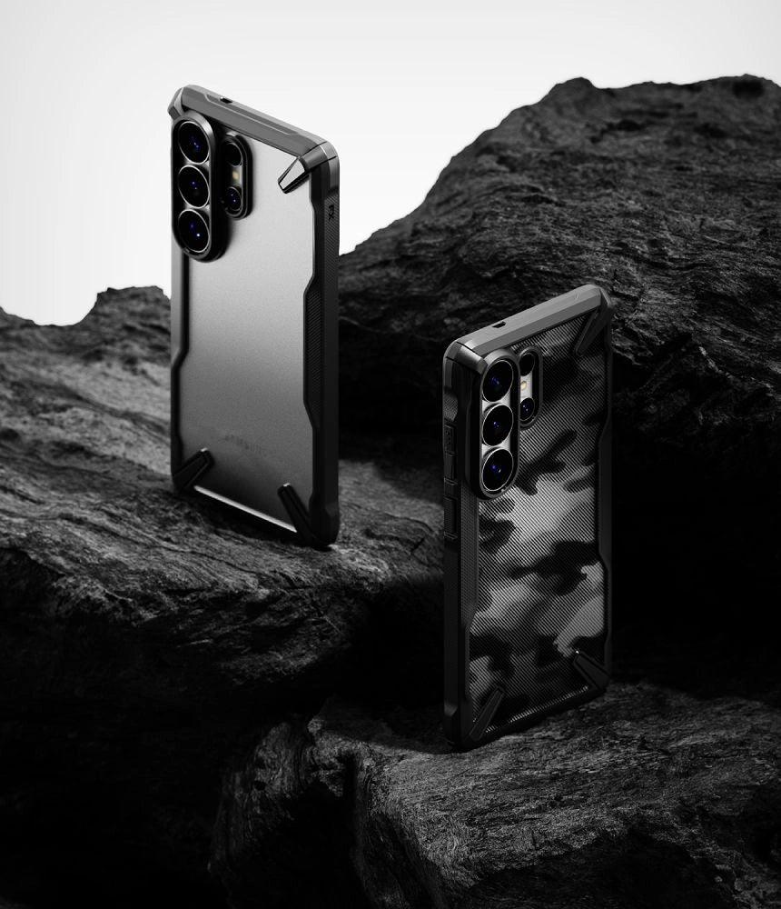 Etui Ringke Fusion X na Samsung Galaxy S26 Ultra - przezroczysto-czarne – zdjęcie 9