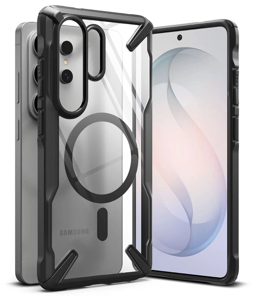 Etui Ringke Fusion X na Samsung Galaxy S26 Ultra - przezroczysto-czarne