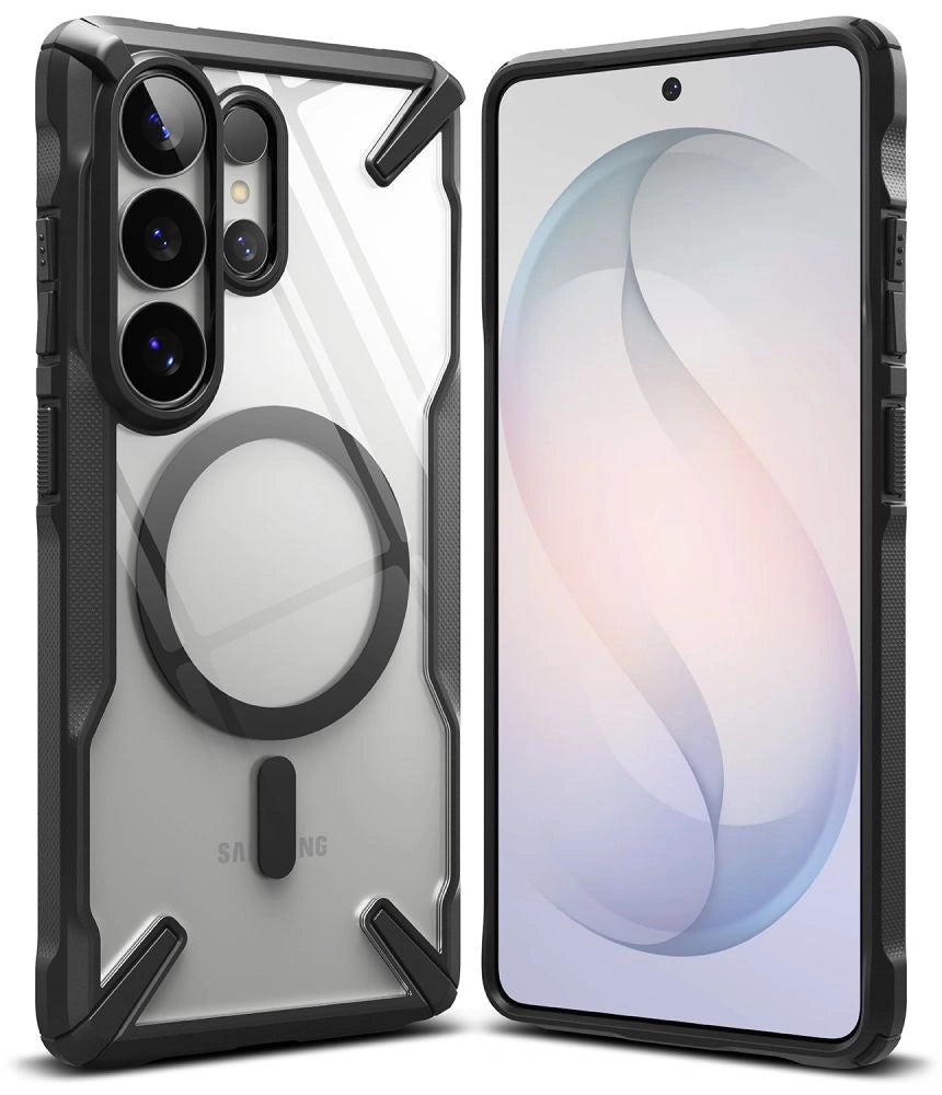 Etui Ringke Fusion X na Samsung Galaxy S26 Ultra - przezroczysto-czarne – zdjęcie 2