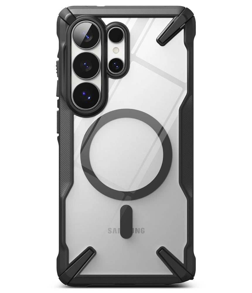 Etui Ringke Fusion X na Samsung Galaxy S26 Ultra - przezroczysto-czarne – zdjęcie 3