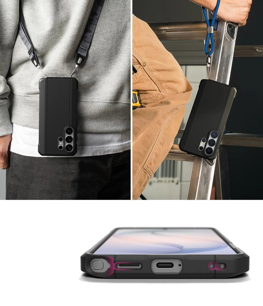 Etui Ringke Onyx Alfa na Samsung Galaxy S26 Ultra - czarne – zdjęcie 6