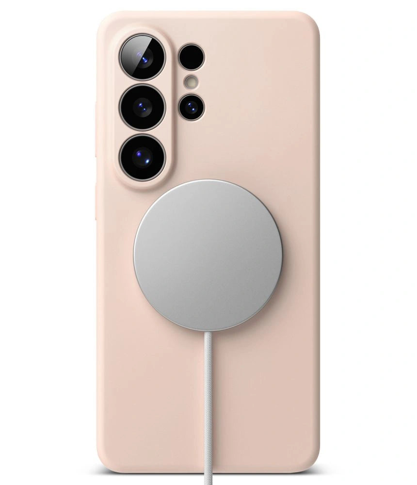 Etui Ringke Silicone MagSafe na Samsung Galaxy S26 Ultra - różowe – zdjęcie 4