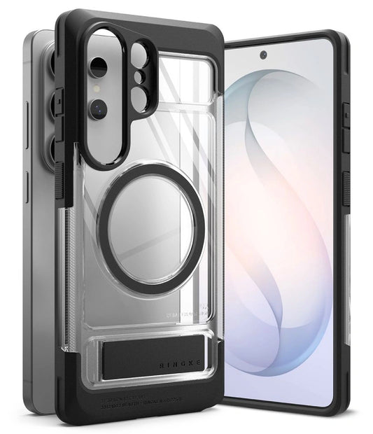 Etui Ringke UX Magnetic na Samsung Galaxy S26 Ultra - przezroczysto-czarne