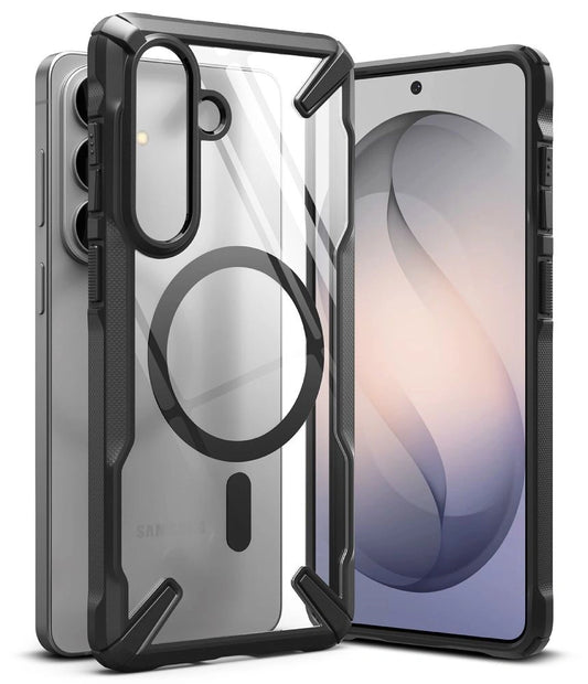 Etui Ringke Fusion X na Samsung Galaxy S26+ - przezroczysto-czarne