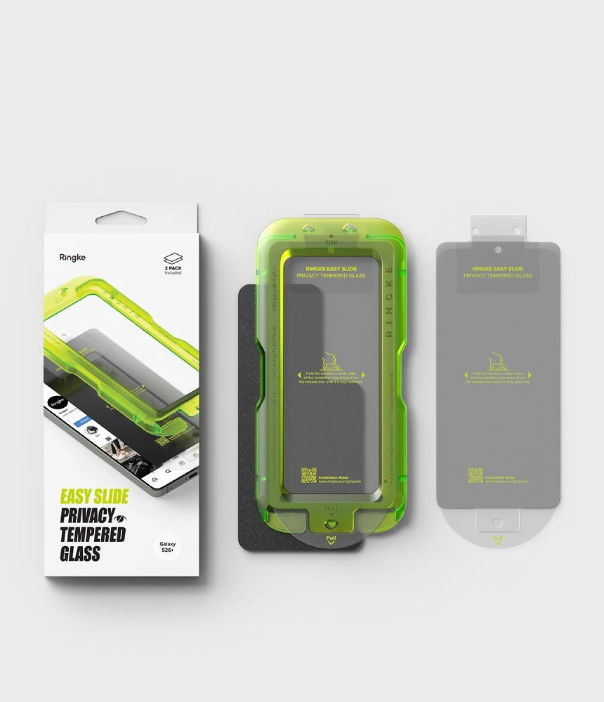 Szkło hartowane Ringke Easy Slide Privacy 2-Pack na Samsung Galaxy S26+ – zdjęcie 7