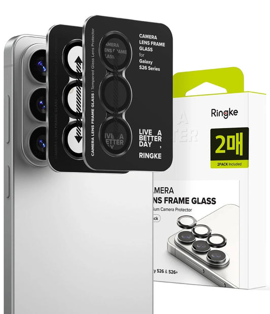 Osłona aparatu Ringke Camera Frame na Samsung Galaxy S26 / S26+ - czarna