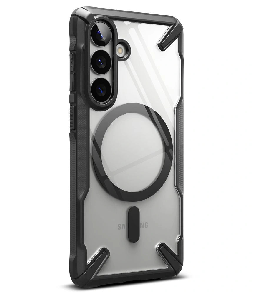 Etui Ringke Fusion X Magnetic na Samsung Galaxy S26 - przezroczysto-czarne – zdjęcie 5
