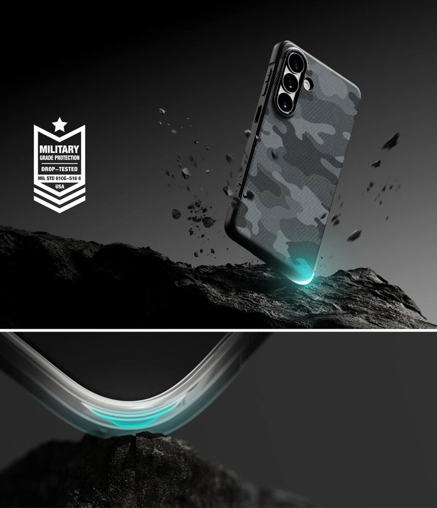 Etui Ringke Onyx Magsafe na Samsung Galaxy S26 - szaro-czarne – zdjęcie 6