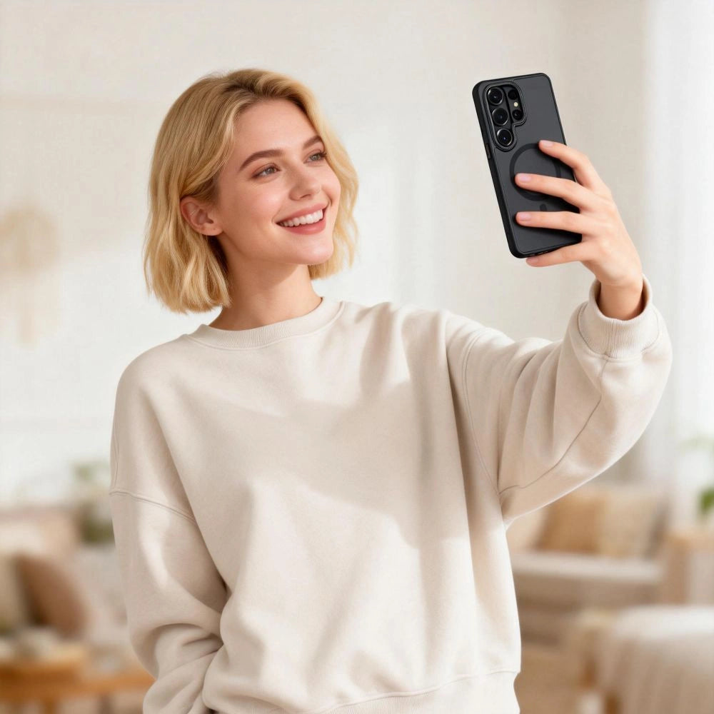 Etui Tech-Protect MagCam na Samsung Galaxy S26 Ultra - czarno-matowe – zdjęcie 9