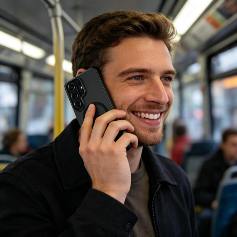 Etui Tech-Protect MagSlim na Samsung Galaxy S26 Ultra - czarno-matowe – zdjęcie 5
