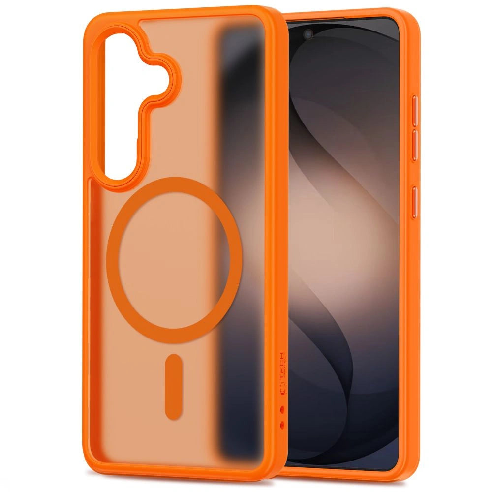 Etui Tech-Protect Magmat na Samsung Galaxy S26 - pomarańczowo-matowe – zdjęcie 2