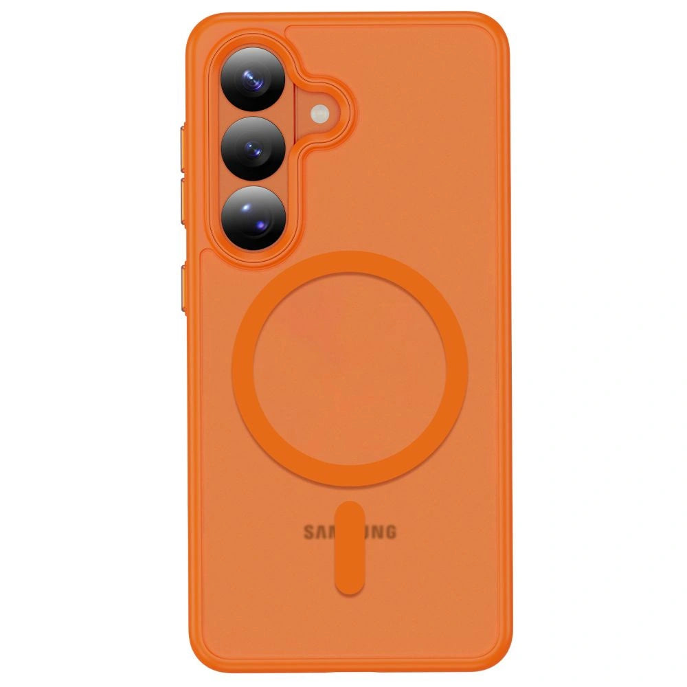 Etui Tech-Protect Magmat na Samsung Galaxy S26 - pomarańczowo-matowe – zdjęcie 3