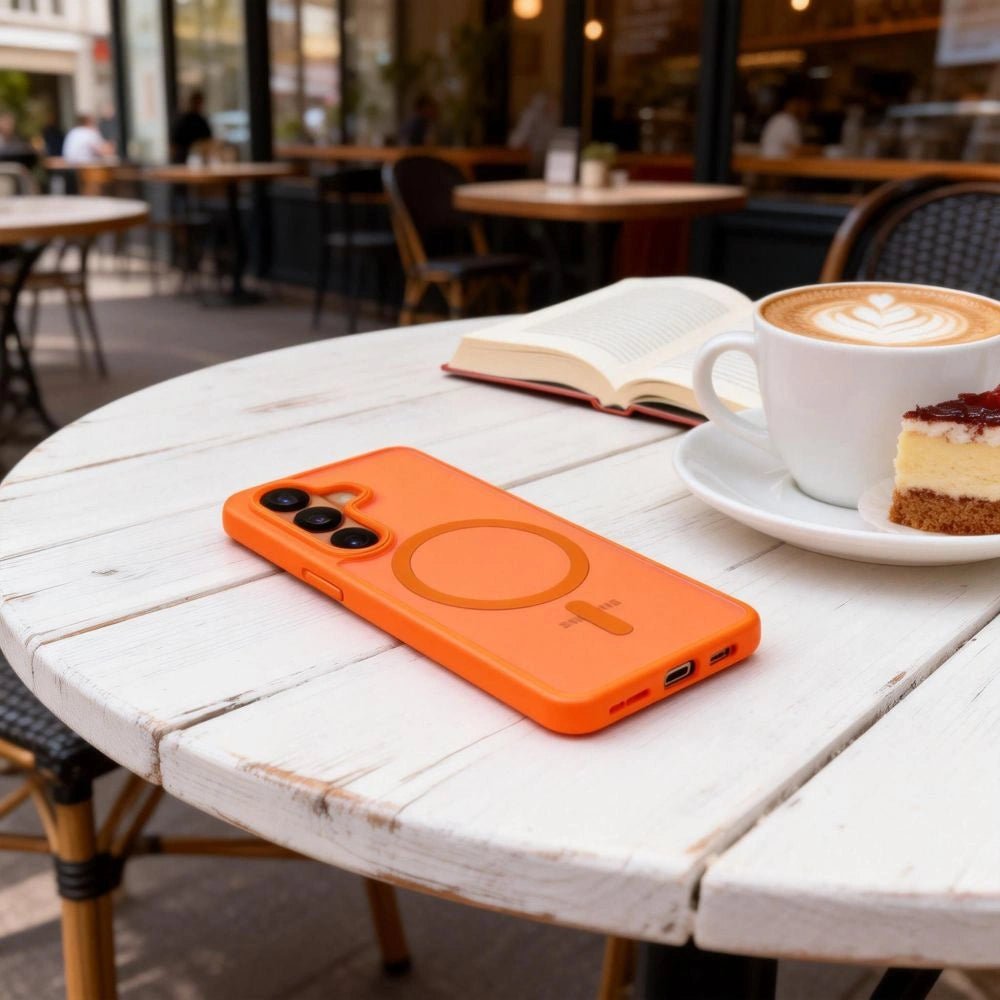 Etui Tech-Protect Magmat na Samsung Galaxy S26 - pomarańczowo-matowe – zdjęcie 6