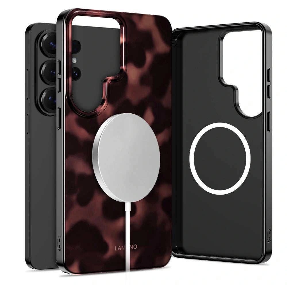 Etui Tech-Protect Lamano na Samsung Galaxy S26 Ultra - brązowo-czarne – zdjęcie 2