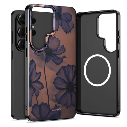 Etui Tech-Protect Lamano na Samsung Galaxy S26 Ultra - brązowo-fioletowe