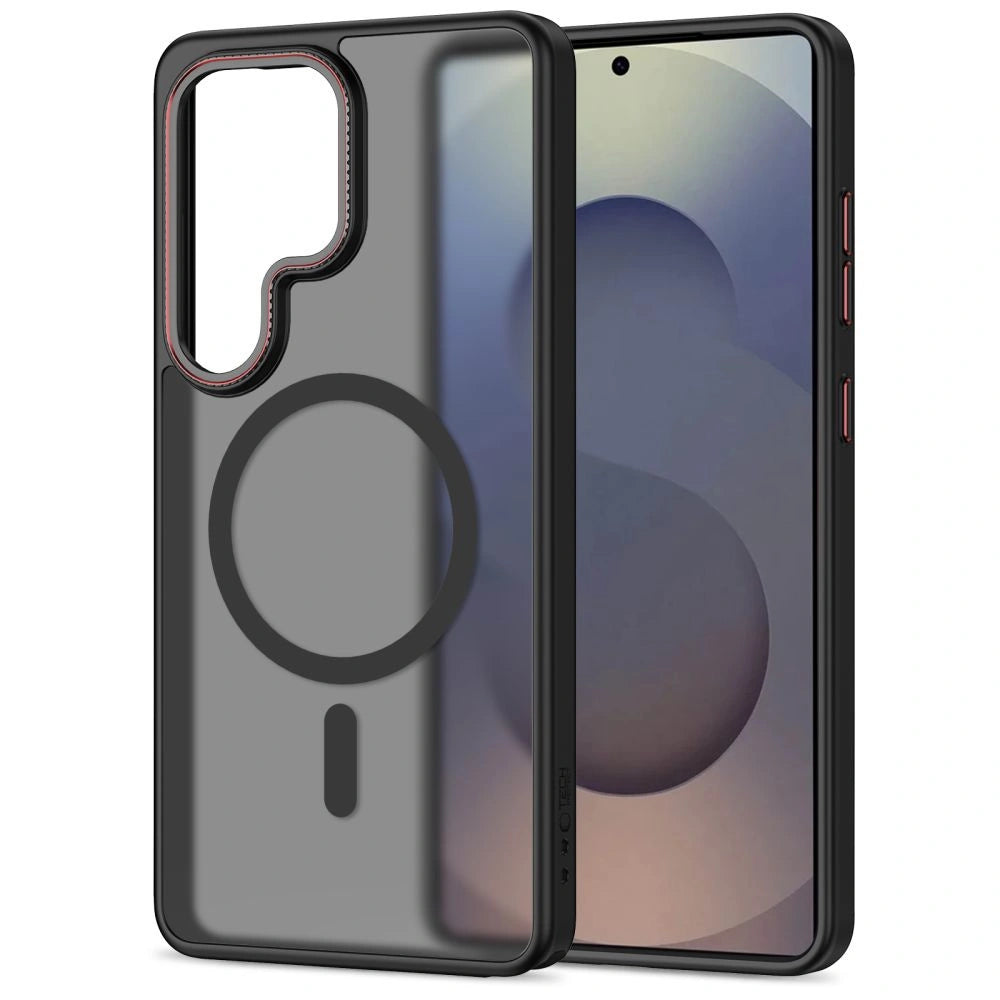 Etui Tech-Protect MagCam na Samsung Galaxy S26 Ultra - czarno-czerwone – zdjęcie 2