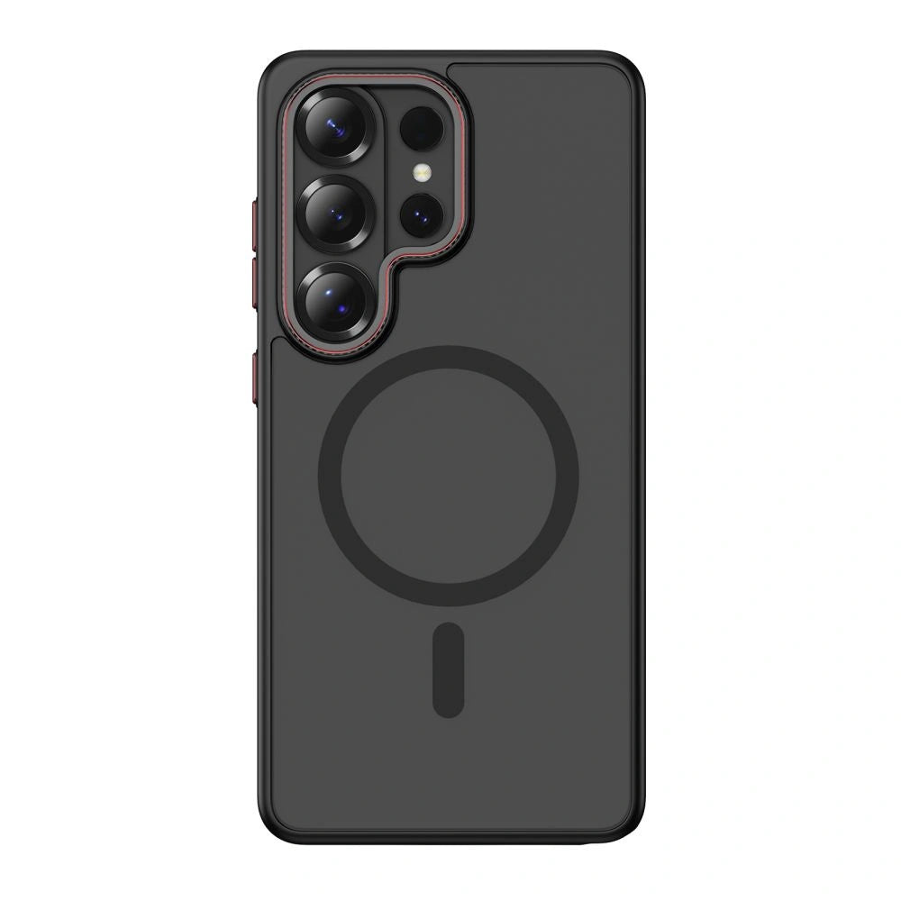 Etui Tech-Protect MagCam na Samsung Galaxy S26 Ultra - czarno-czerwone – zdjęcie 3