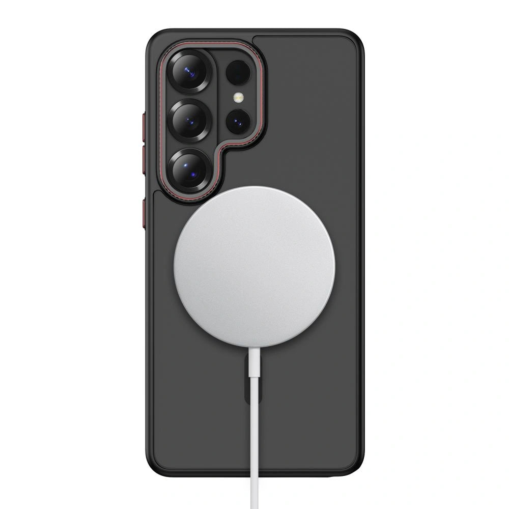 Etui Tech-Protect MagCam na Samsung Galaxy S26 Ultra - czarno-czerwone – zdjęcie 4