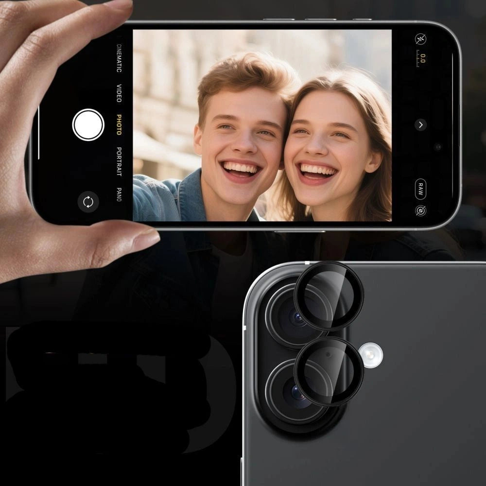 Osłona aparatu Tech-Protect na Samsung Galaxy A37 / A57 5G - czarna – zdjęcie 4