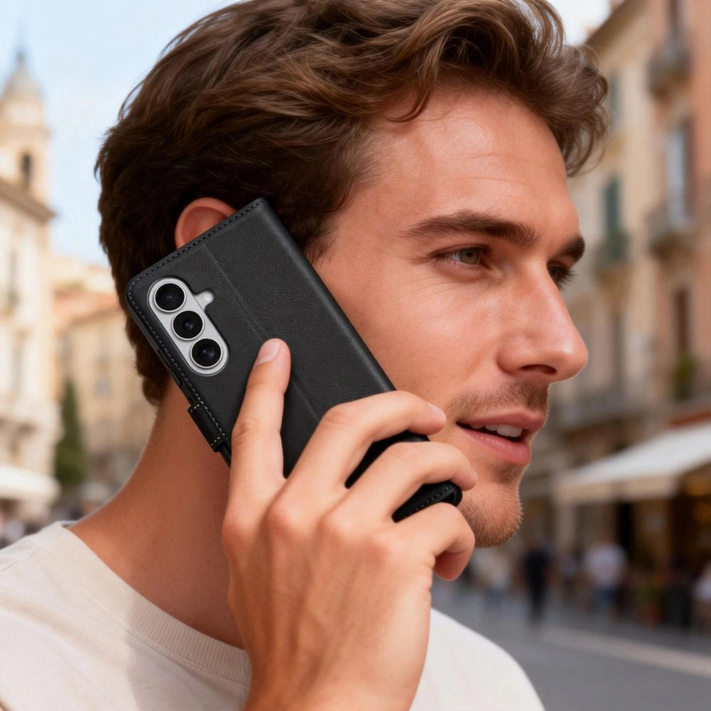 Etui Tech-Protect Wallet na Samsung Galaxy A57 5G - czarne – zdjęcie 8