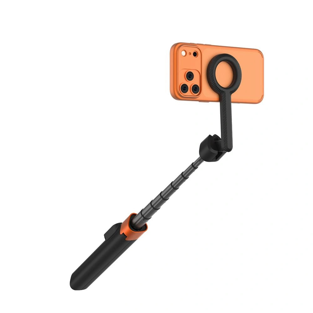 Selfie stick Tech-Protect L10S Bluetooth Tripod - czarno-pomarańczowy – zdjęcie 6