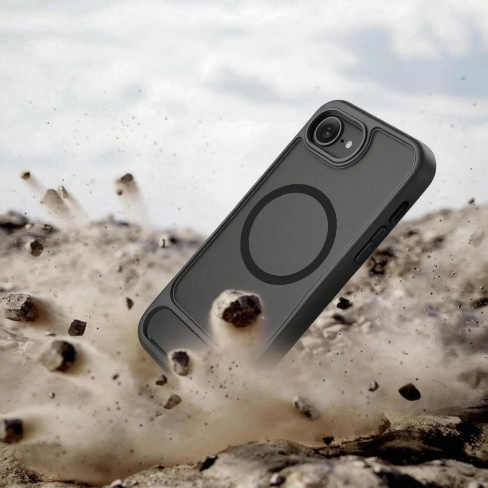 Etui Tech-Protect MagRack MagSafe na iPhone 16e / 17e - czarne – zdjęcie 6