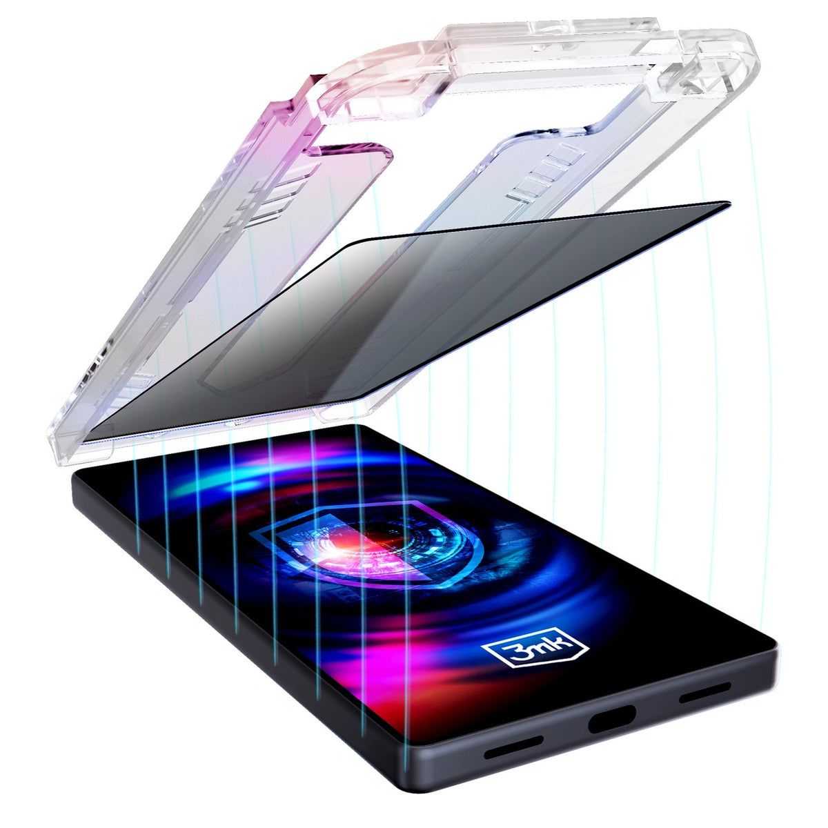 Szkło prywatyzujące 3mk Hardglass Max Privacy na Samsung Galaxy S26 – zdjęcie 7