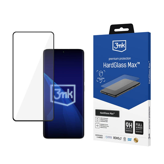 Wzmocnione szkło hartowane na cały ekran 3mk na Xiaomi Redmi Note 13 Pro+