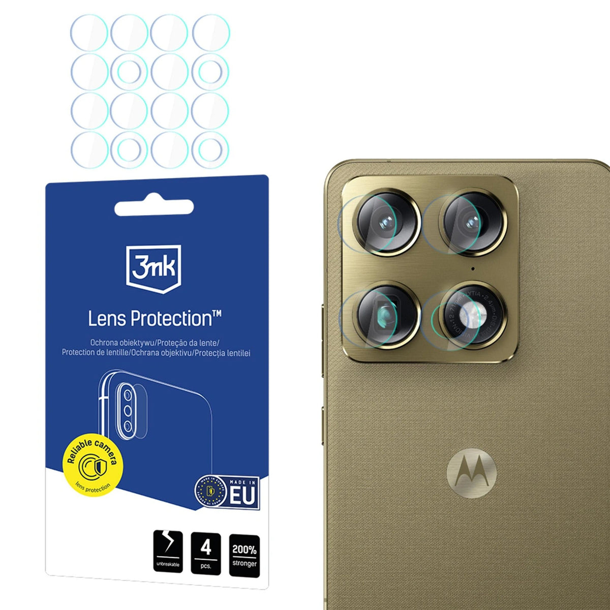 Szkło hybrydowe do obiektywu aparatu 3mk Lens na Motorola Signature