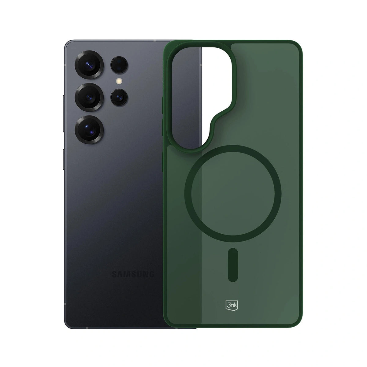 Etui 3mk Smoke na Samsung Galaxy S25 Ultra - zielone-półprzezroczyste – zdjęcie 3