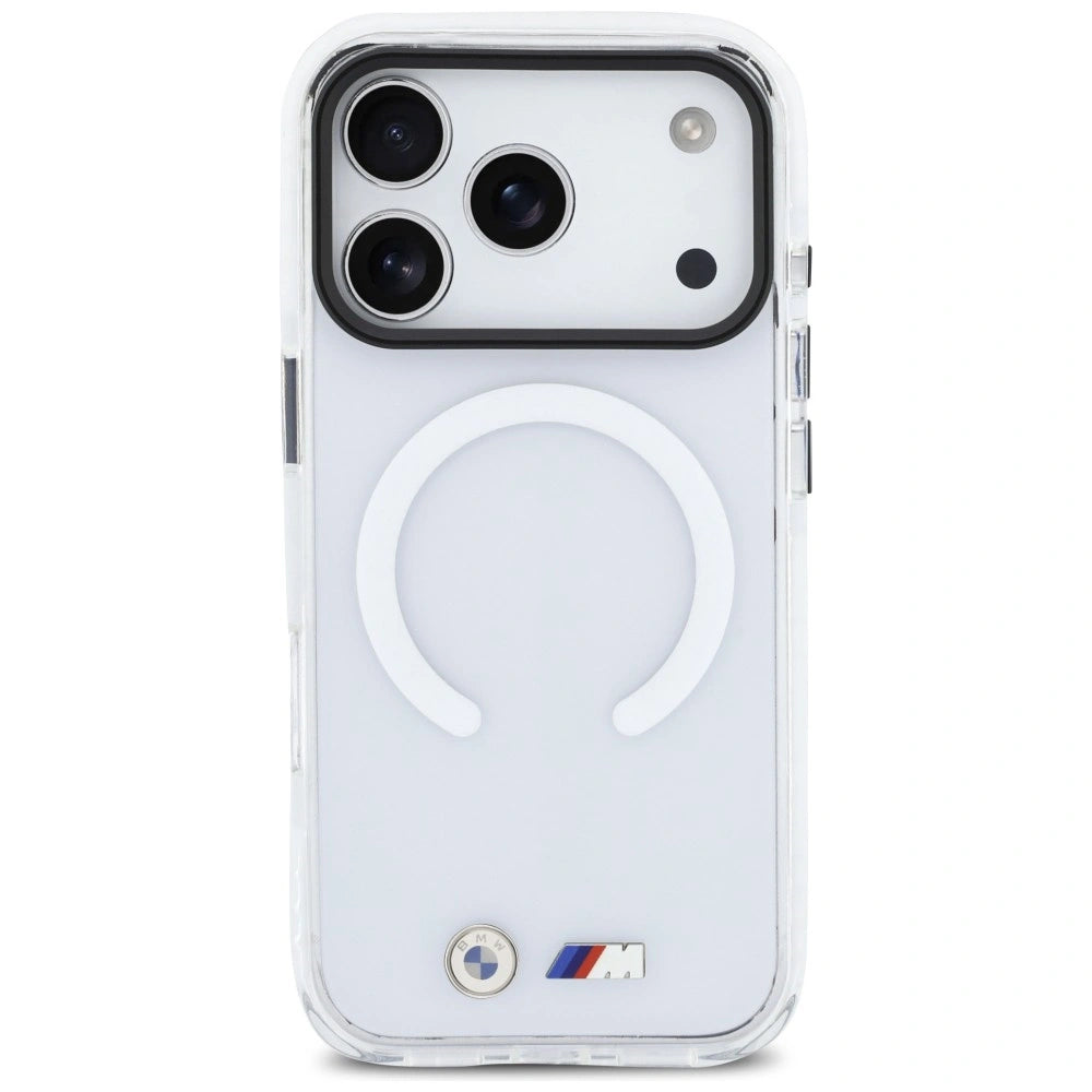 Etui BMW M IML Shockproof Metal Logos na iPhone 17 Pro Max - przezroczyste – zdjęcie 3