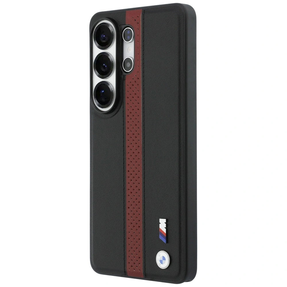 Etui BMW Perforated Stripe Logo do Samsung Galaxy S26 Ultra - czerwone – zdjęcie 2