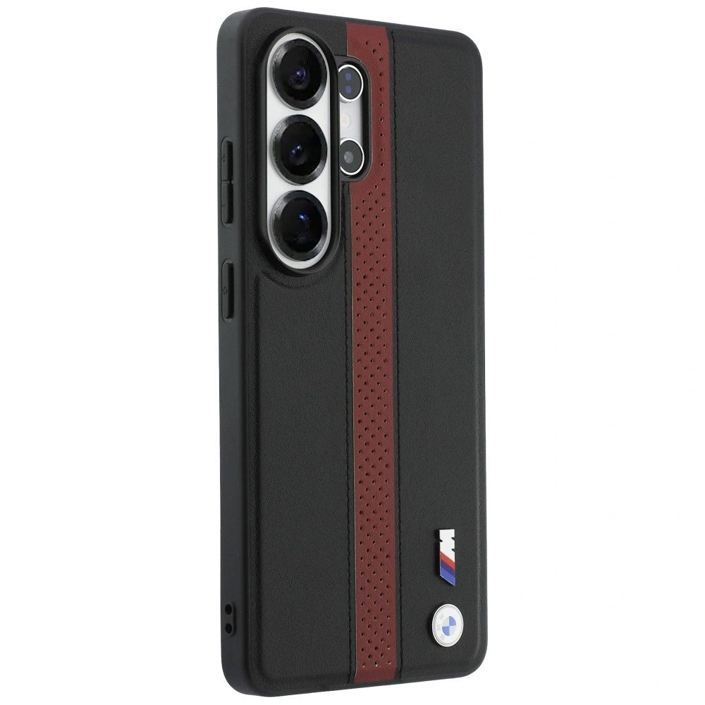 Etui BMW Perforated Stripe Logo do Samsung Galaxy S26 Ultra - czerwone – zdjęcie 4