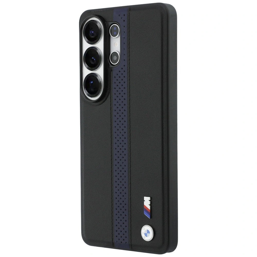 Etui BMW Perforated Stripe Logo do Samsung Galaxy S26 Ultra - niebieskie – zdjęcie 2